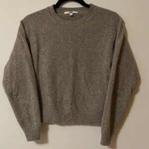 Uniqlo Heather Grey Wool Crewneck Sweater XS